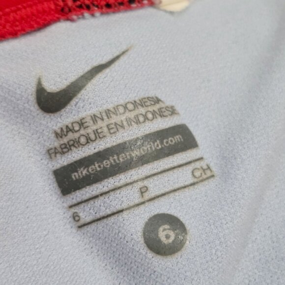 Nike One-Piece Swimsuit 6 – Black & Red Racerback Athletic Swimwear EUC - Picture 5 of 9